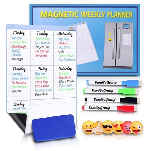 Buy Dry Erase Weekly For Refrigerator Weekly Dry Erase Board Magnetic