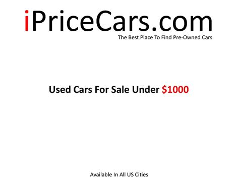 Calaméo - Used Cars Under $1000