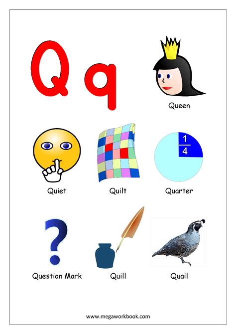 Words that begin with q. Things That Start With A, B, C, D and Each Letter ...