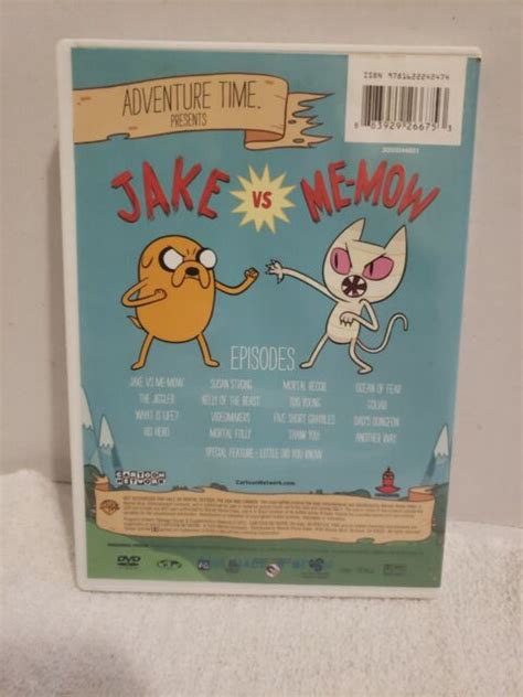 Dvd Adventure Time Jake Vs Me Mow Cartoon Network Ebay