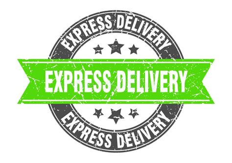 Express Delivery Stamp Stock Vector Illustration Of Black 196579881