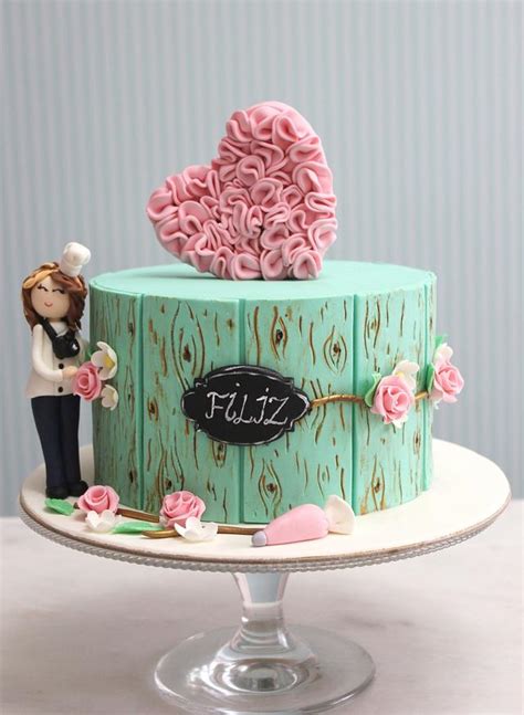 Find images of birthday cake. pastry chef birthday cake - cake by asli - CakesDecor