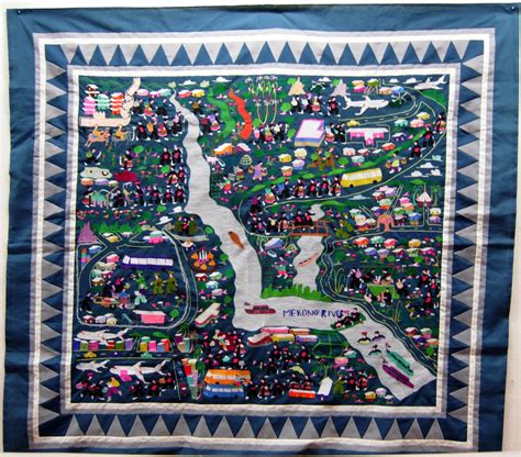 hmong story quilt - Google Search | Animal embroidery, Fiber art, Sewing