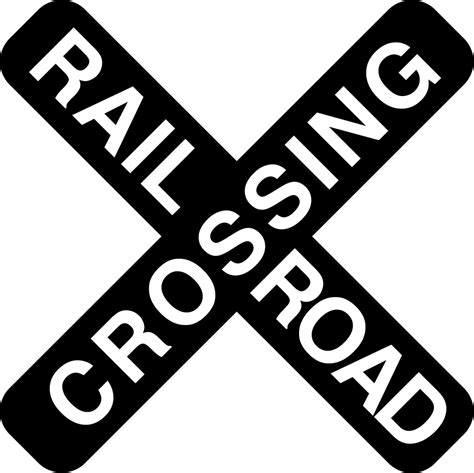 Mutcdrailroad Crossing Sign Logo Image For Free Free Logo Image