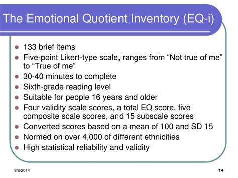 Ppt Bar On Emotional Quotient Inventory Eq I Powerpoint