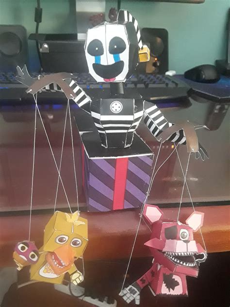 Papercraft Fnaf Security Puppet Is In Control By Fluffycutest23 On