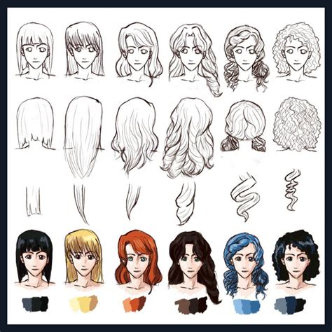 Hair Styles Straight To Curly By Foreverfornever740 On Deviantart