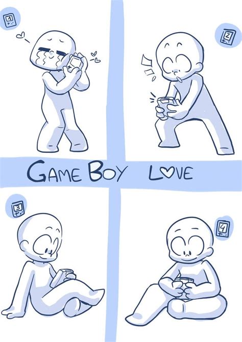 Gameboy Love Ych Closed By Leniproduction Drawing Base Drawings