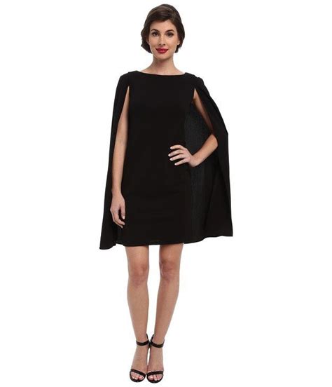 15 Cape Dresses You Need In Your Life Right Now Cape Dresses Black Dress Cape Dress