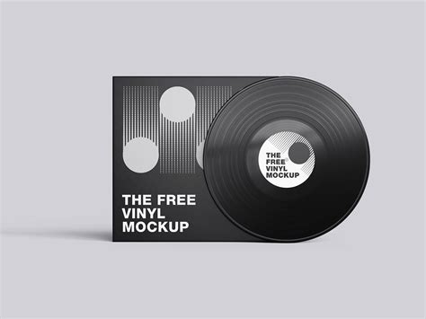 Free Vinyl Mockup Mockups Design