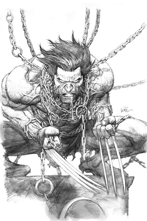 Fashion And Action Wolverine Art By Leinil Francis Yu