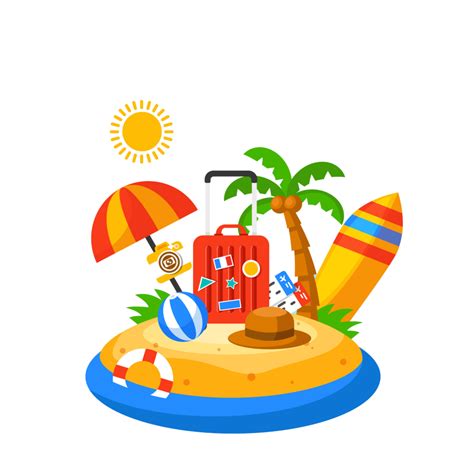 Clipart Summer Travel Clipart Summer Travel Transparent Free For Download On Webstockreview