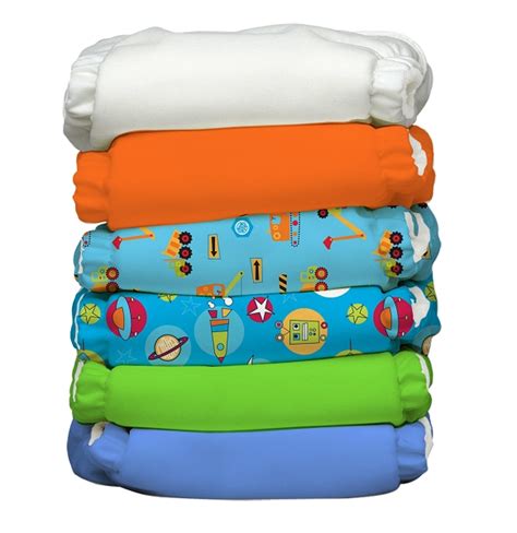 charlie banana one size cloth diaper 6 pack