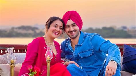 Photos Neha Kakkar Rohanpreet Singh Give A Glimpse Of Their Dreamy Wedding Anniversary
