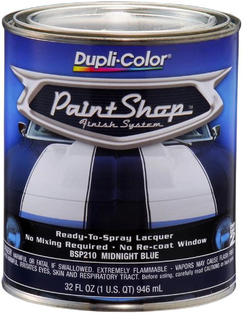 Dupli Color Paint Shop Finish System Midnight Blue 32 Oz 159016