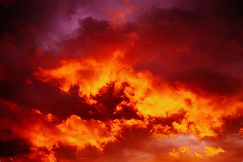 Dramatic Red Sunset Sky Stock Photo Download Image Now Red Sky
