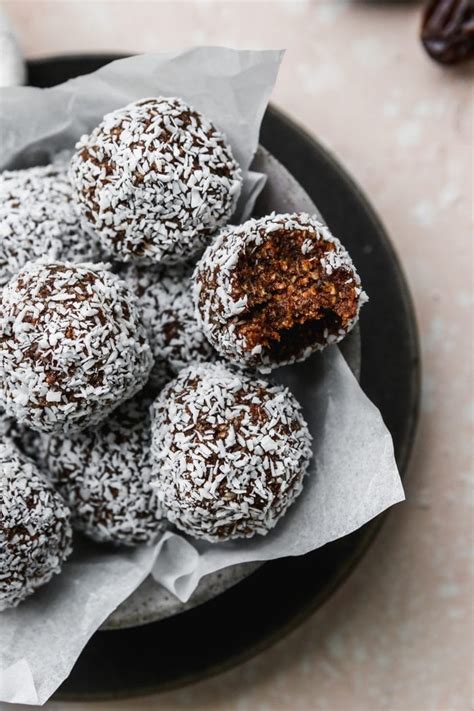 Easy Chocolate Coconut Date Energy Balls Vegan Walder Wellness Rd