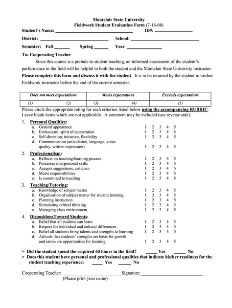 Teacher Evaluation Form By Supervisor Pdf Fill Out And Sign Online Dochub