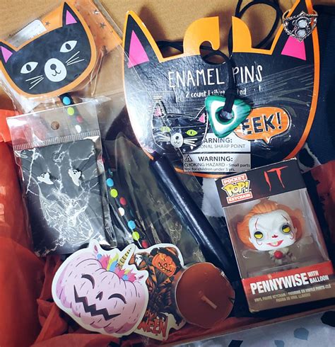 Halloween Themed Mystery Surprise Box Spooky Fun T Box Etsy
