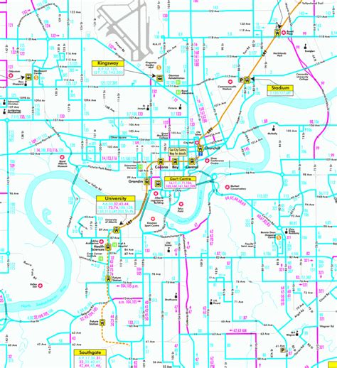 Maps Of Edmonton Printable Map Of Edmonton 