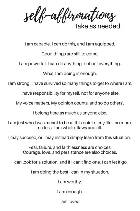 Self Affirmations And Why We Need Them What You Make It