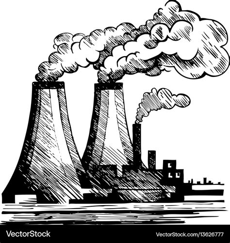 Air Ecology And The Problem Of Air Pollution Vector Image
