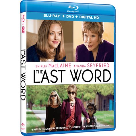The Last Word Blu Ray Dvd Digital Hd