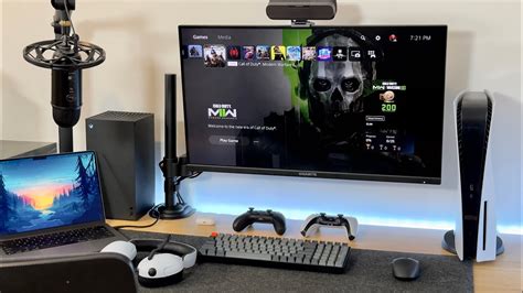 My Minimal Ps5 And Xbox Series X Desk Setup Youtube