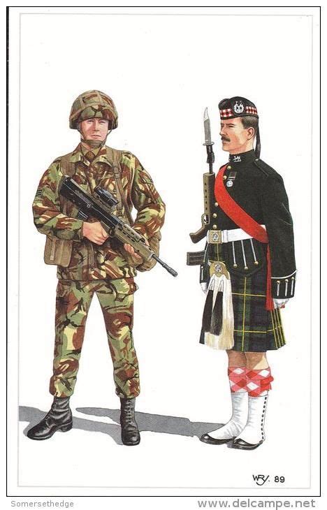 British Gordon Highlanders Sergeants Combat Dress And No1 Uniform