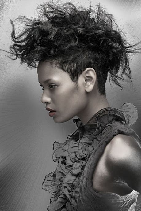 Damaged hair (55) items (55). Curly mohawk hairstyles