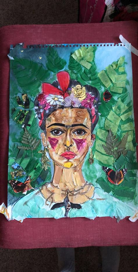 Frida Kahlo Collage Art Painting Exhibition