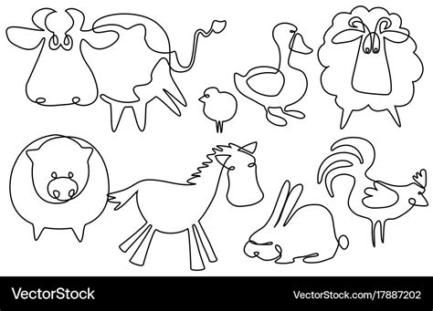 Farm Animal Drawing