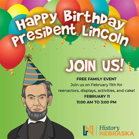 Celebrate President Lincolns Birthday History Nebraska