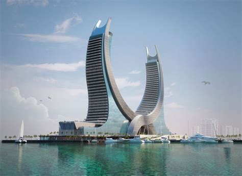 Includes its description, stats, participants, location and more. Katara Towers, Lusail Marina, Doha, Qatar • view2 (1400 ...