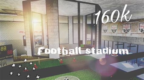 Football Stadium Tour Bloxburg Youtube