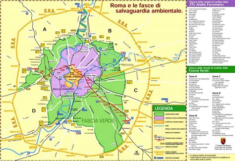 Map Of Rome Center With Monuments Free And Ready For Printing 2023