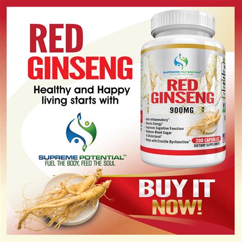 Red Ginseng Nutrition Supplements For Erectile Dysfunction