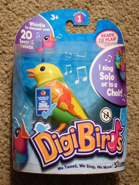 Digibirds Colourful Singing Toy Birds Sing Over 20 Songs And Tweets