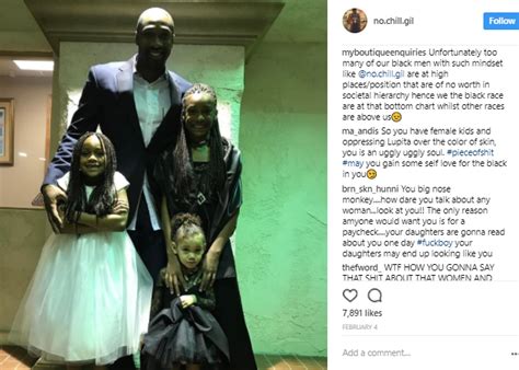 ex nba player gilbert arenas calls lupita n yongo ugly and instagram users drags him and his