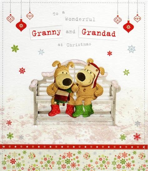 boofle granny and grandad christmas greeting card cards love kates
