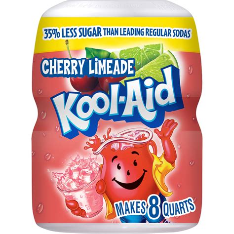 Buy Kool Aid Caffeine Free Cherry Limeade Sweetened Powdered Drink Mix 12 Count 19 Oz Canisters