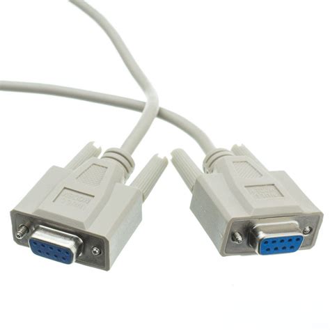 Getuscart Null Modem Cable Db9 Female To Db9 Female Serial Cable Ul