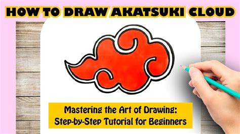 How To Draw Akatsuki Cloud Youtube