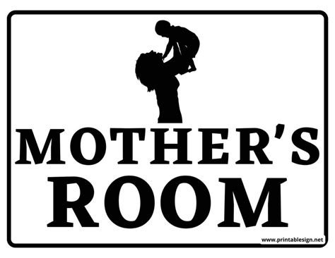 Mothers Room Sign Free Download