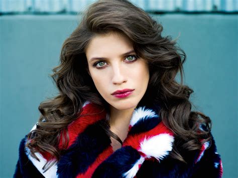 wallpaper anna chipovskaya brunette russian women singer actress green eyes lipstick
