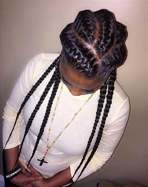 51 Goddess Braids Hairstyles For Black Women Page 3 Of 5 Stayglam