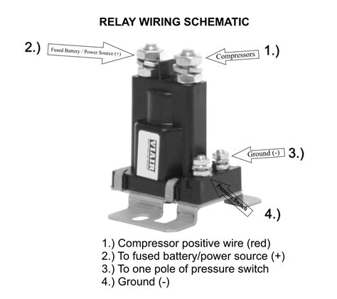 viair   amp   heavy duty relay  air ride suspension compressors  ebay