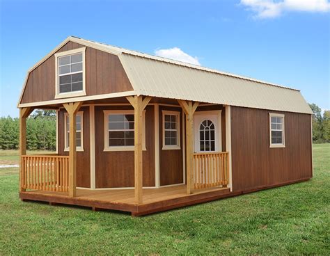Painted cabin call for price deals !!! Gallery | Derksen Portable Buildings | Portable buildings ...