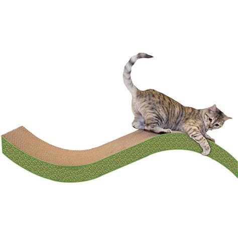 Curved Cat Scratcher Lounge For Big Kitties