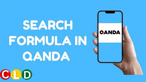 Easy Find Any Formulas How To Search Formula In Qanda App Youtube